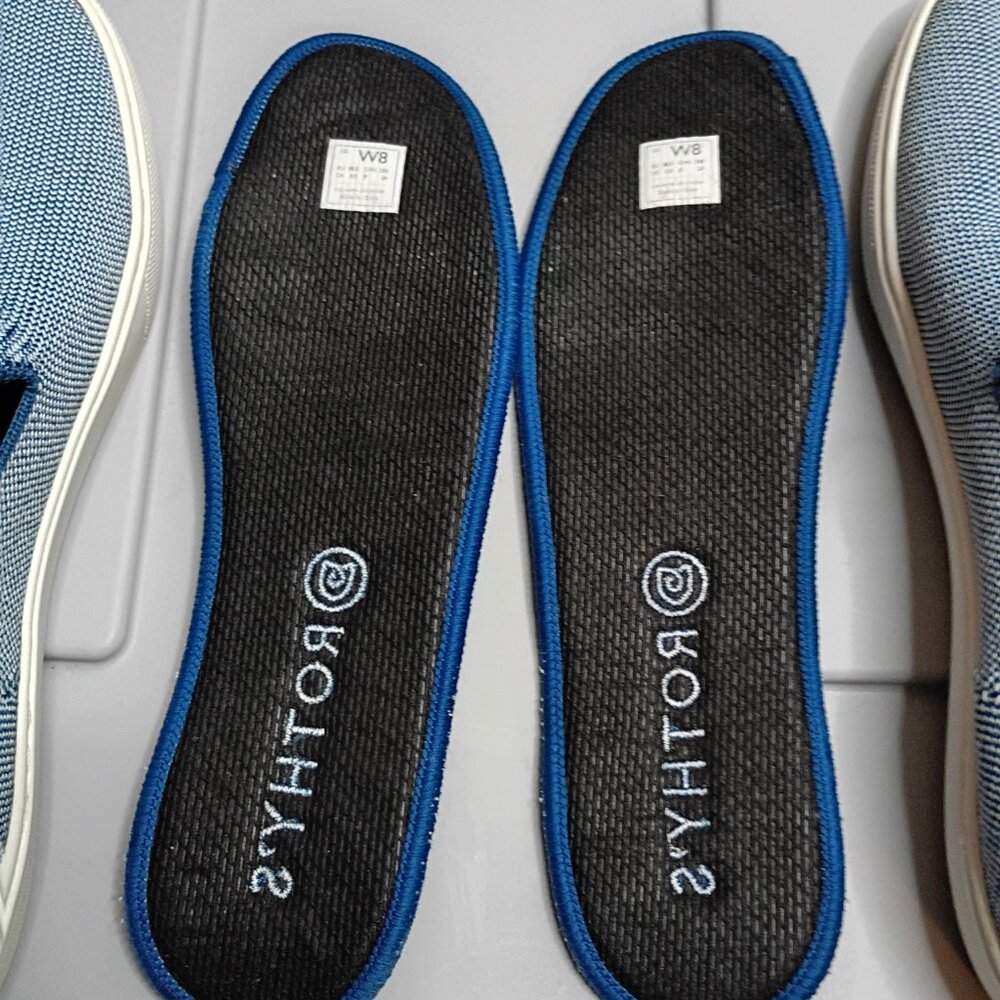 Rothy's The Original Slip On Sneaker Anchor Textile Women's US Size 8 - Picture 8 of 8